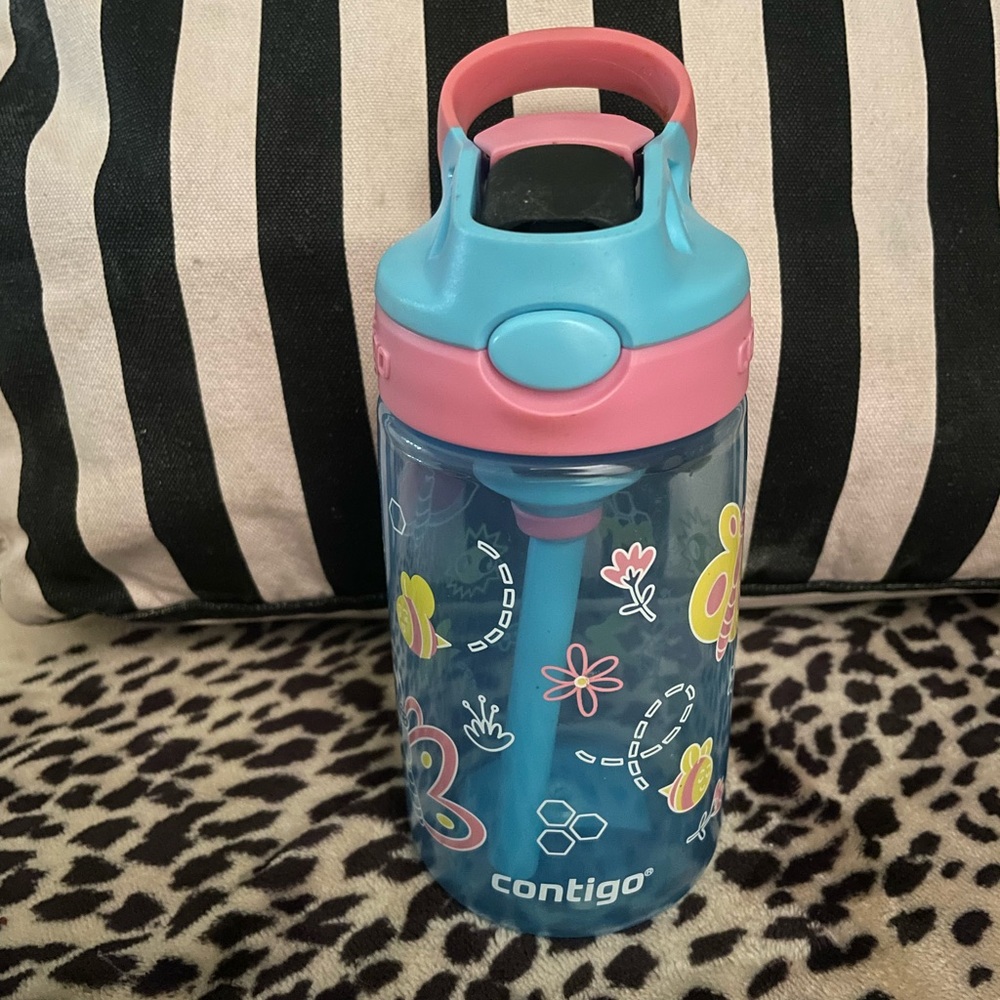 Contigo Kids Blue and Pink Water Bottle